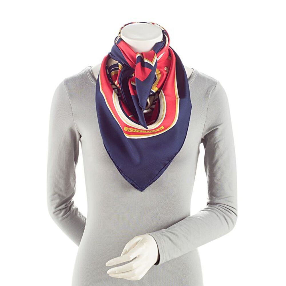 Hermes Silk Washington's Carriage 90cm Scarf - Picture 3 of 8